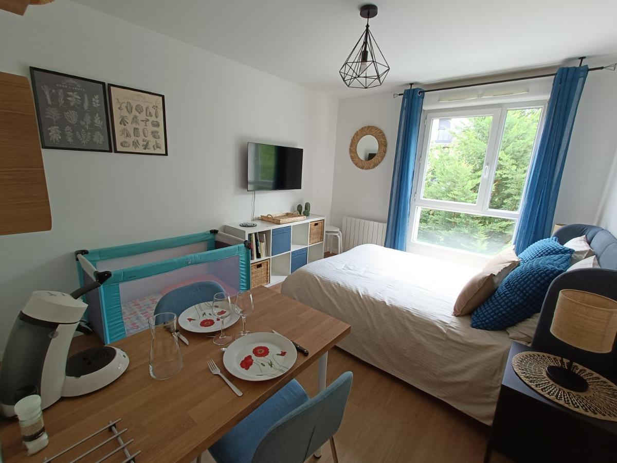 Studio Cosy Neuf + Lit Bebe A 4 Minutes Rer A Montévrain Exterior foto